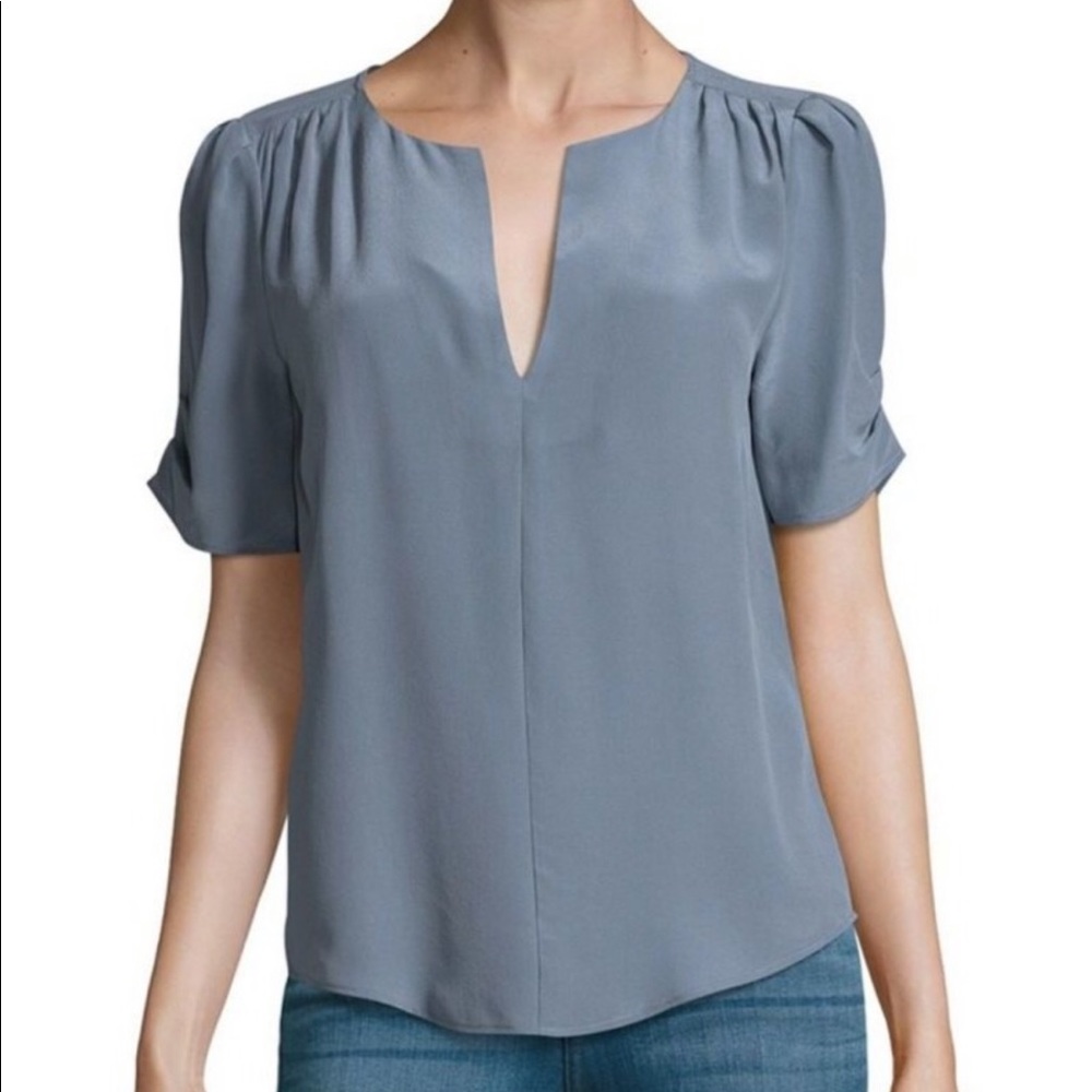 💫HP!💫 Joie 'Amone' Slate Blue Washed Silk Shirt